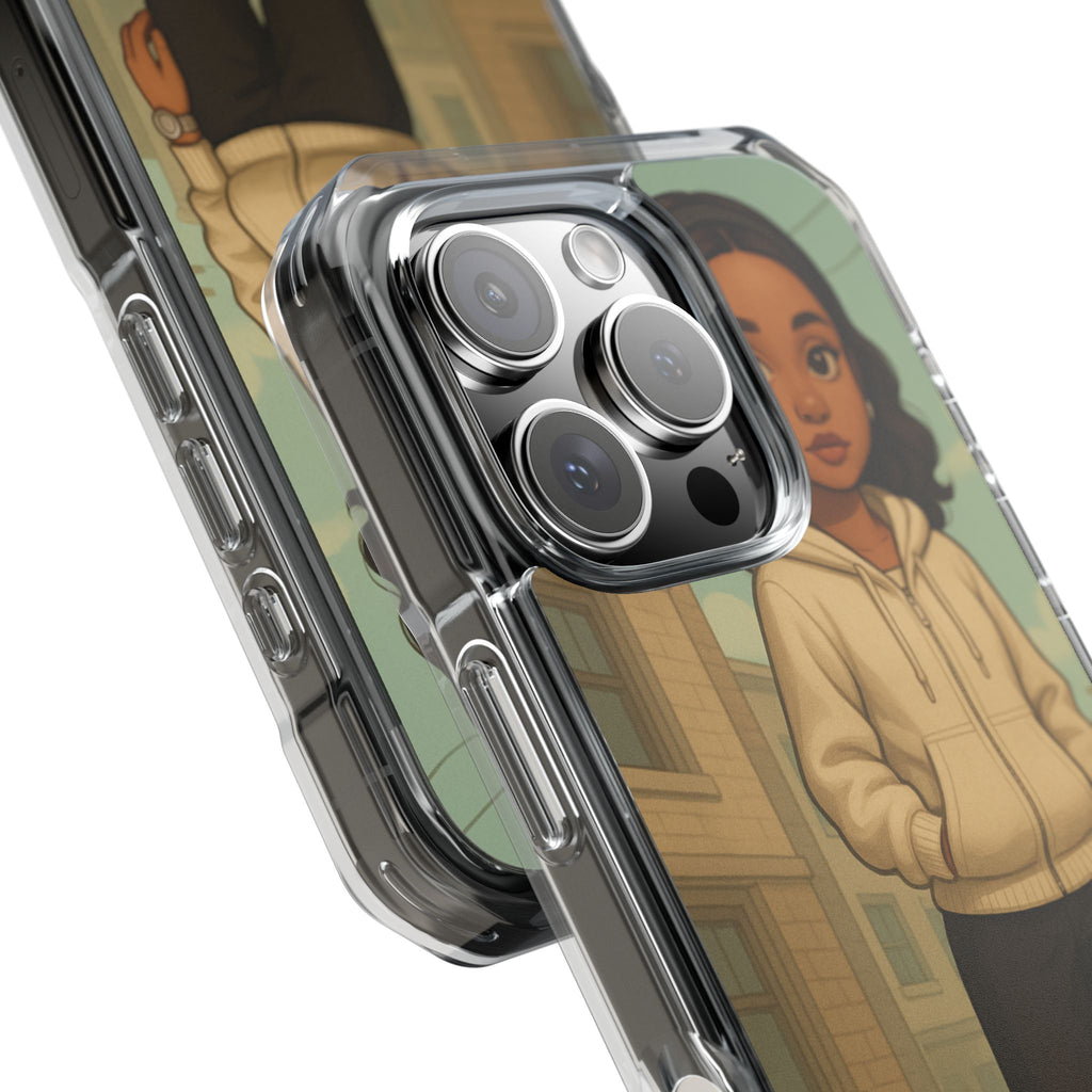 Stylish Magnetic Phone Case, Trendy Clear Impact Case, Protective Phone Cover, Unique Phone Accessory, Customizable [...]