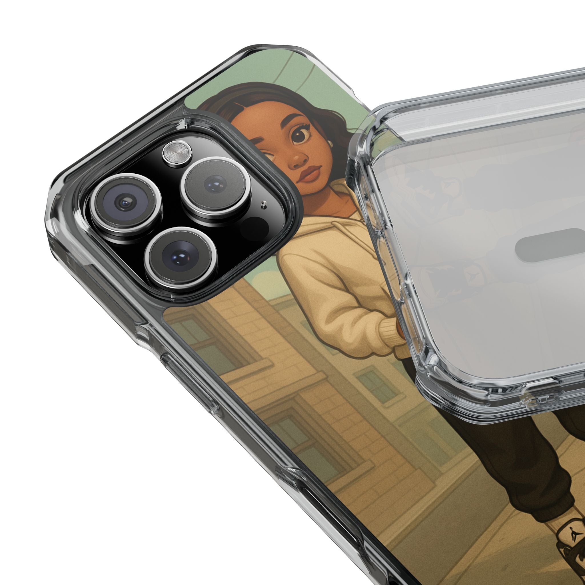 Stylish Magnetic Phone Case, Trendy Clear Impact Case, Protective Phone Cover, Unique Phone Accessory, Customizable [...]