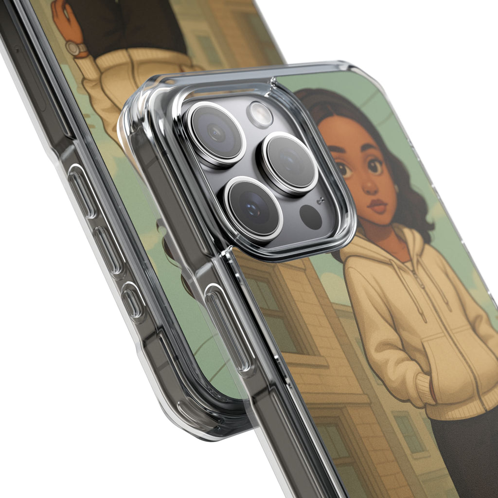 Stylish Magnetic Phone Case, Trendy Clear Impact Case, Protective Phone Cover, Unique Phone Accessory, Customizable [...]