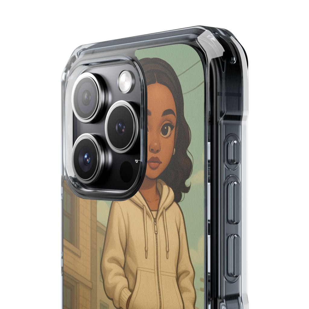 Stylish Magnetic Phone Case, Trendy Clear Impact Case, Protective Phone Cover, Unique Phone Accessory, Customizable [...]