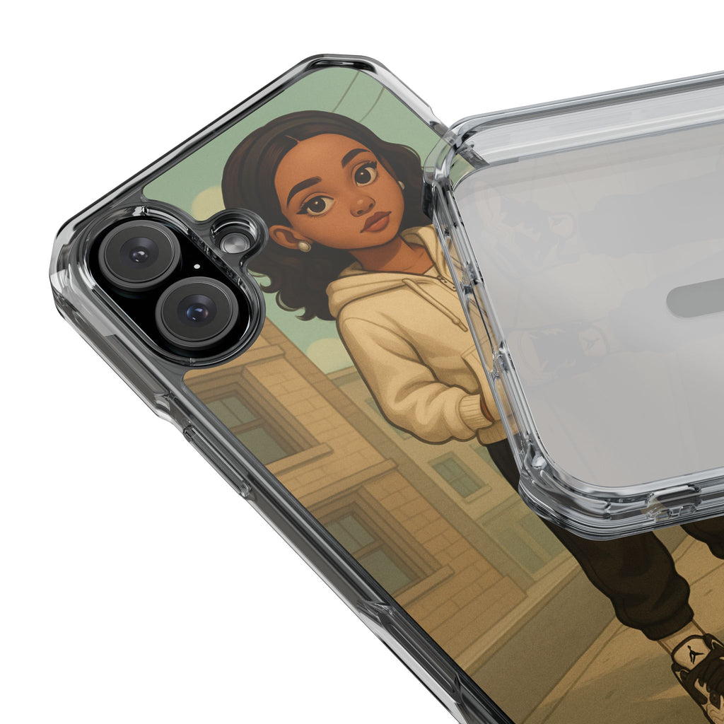 Stylish Magnetic Phone Case, Trendy Clear Impact Case, Protective Phone Cover, Unique Phone Accessory, Customizable [...]