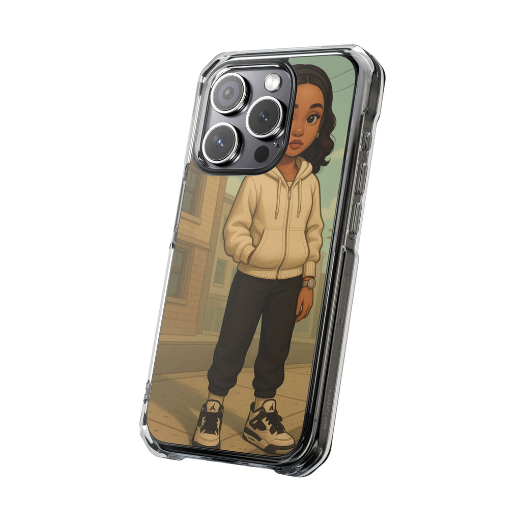 Stylish Magnetic Phone Case, Trendy Clear Impact Case, Protective Phone Cover, Unique Phone Accessory, Customizable [...]