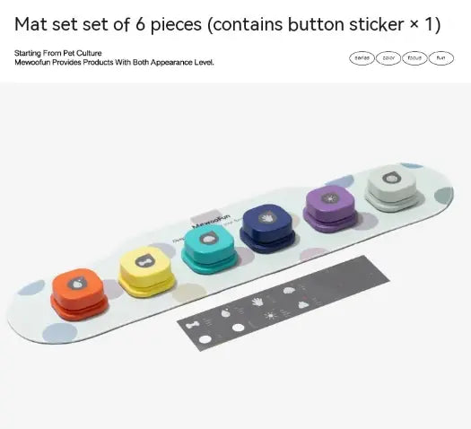 Talking Pet Starter Kit - Recordable Communication Buttons for Dogs & Cats